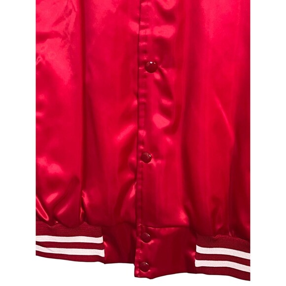 1990 St. Louis Cardinals XL Chalk Line Snap Button Bomber Jacket Vintage USA - Picture 14 of 16